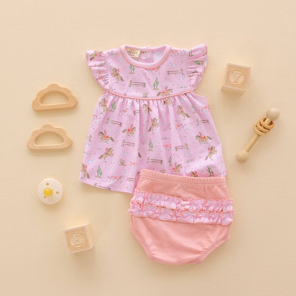 Little Wranglers Ruffle Diaper Cover Set