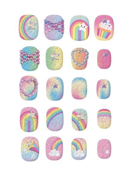 Rainbow Nails in Rainbow