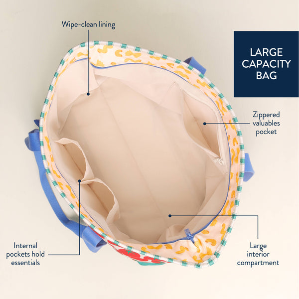 Itzy Explorer™ Canvas Tote Bag | Ribbons + Roses