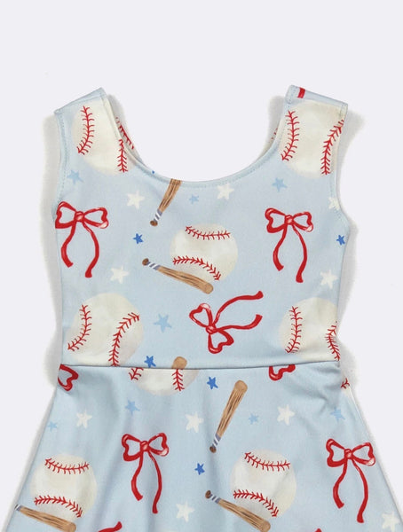 Baseball n Bows Dress