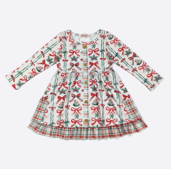 Berry Merry Bows Dress
