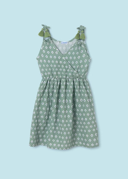 Dainty Floral Print Dress | Mint