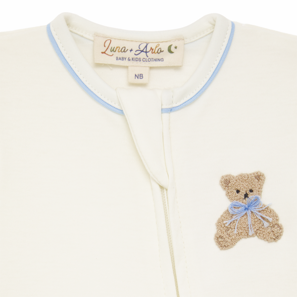 Bear Hugs Zip Footie