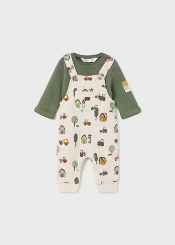 Farm Printed Overall Set | Forest