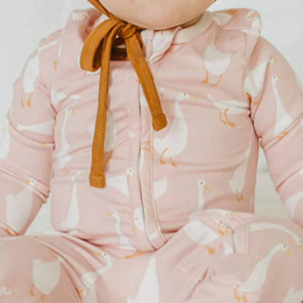 Goosie Zip-Up Footie Pajama