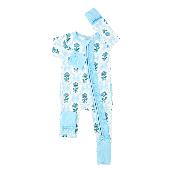 Savannah Floral Ruffle Zip