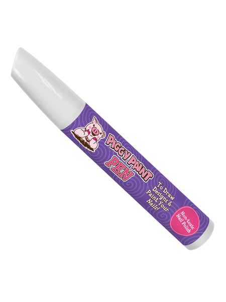 Piggy Paint Pen Non-Toxic Nail Polish | Purple Power