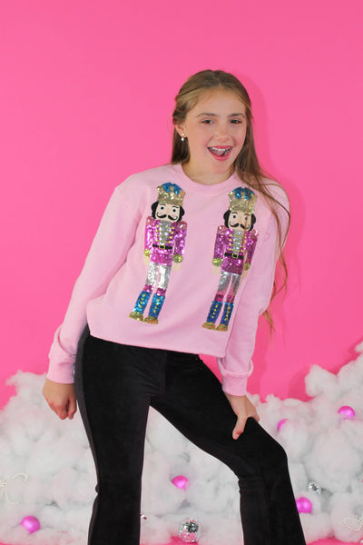 Sequin Nutcrackers Sweatshirt