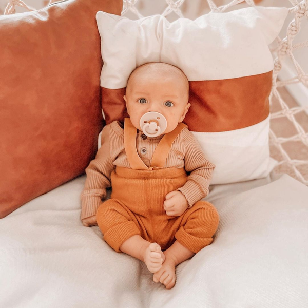 Itzy Soother™ Natural Rubber Paci Sets | Glow Juniper & Stl 0-6 M
