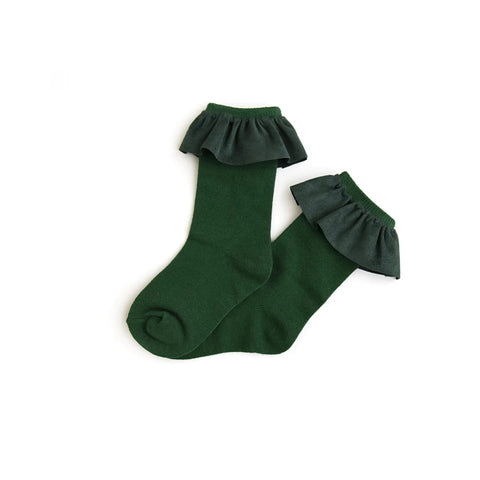 Ruffle Socks | Hunter