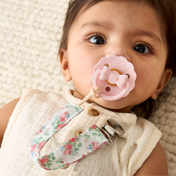Itzy Clip™ - Fabric Pacifier Strap | Bow