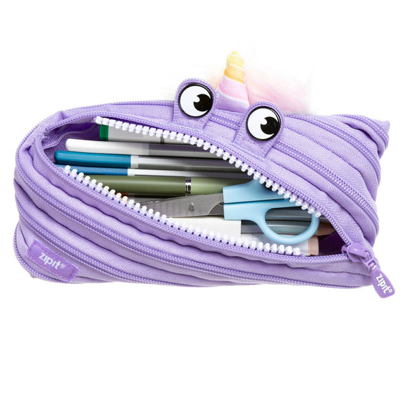 ZIPIT Unicorn Pencil Case | Purple