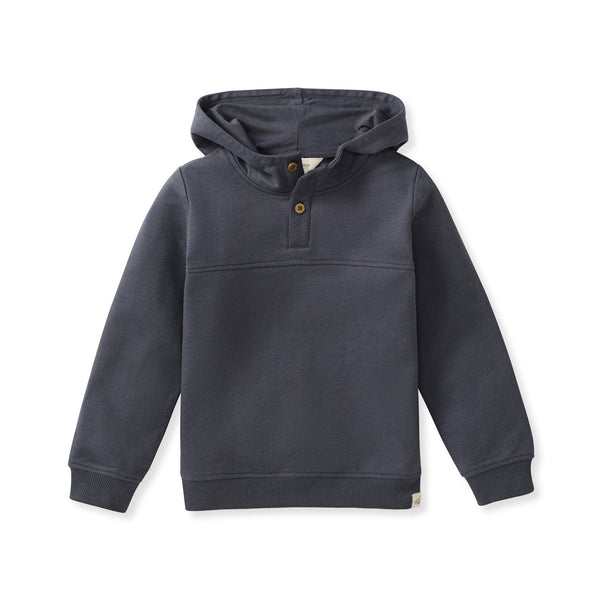Button Placket Hoodie