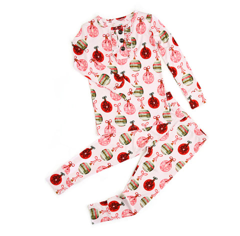 Kit Ornament Ruffle Pajama Set