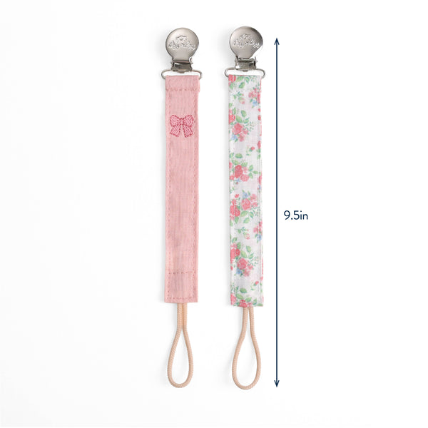 Itzy Clip™ - Fabric Pacifier Strap | Bow