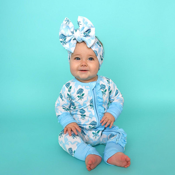 Savannah Floral Ruffle Zip