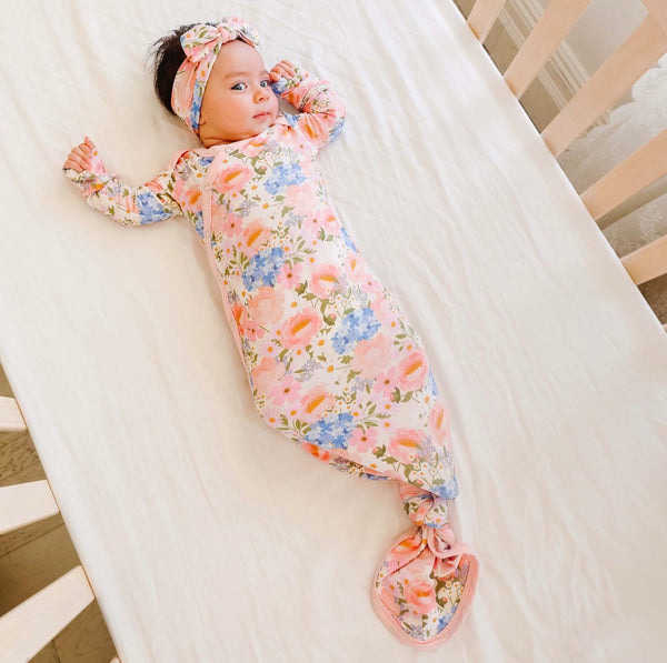 Newborn Knotted Gown | Penelope
