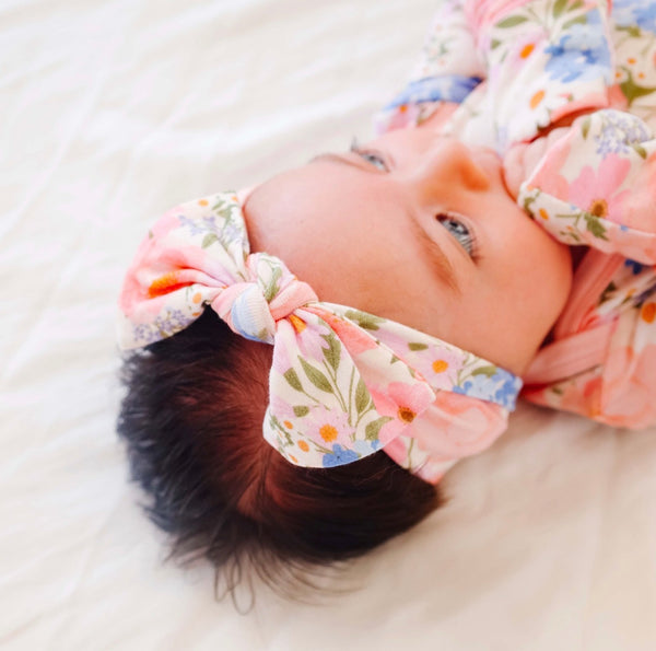 Penelope Knit Headband Bow