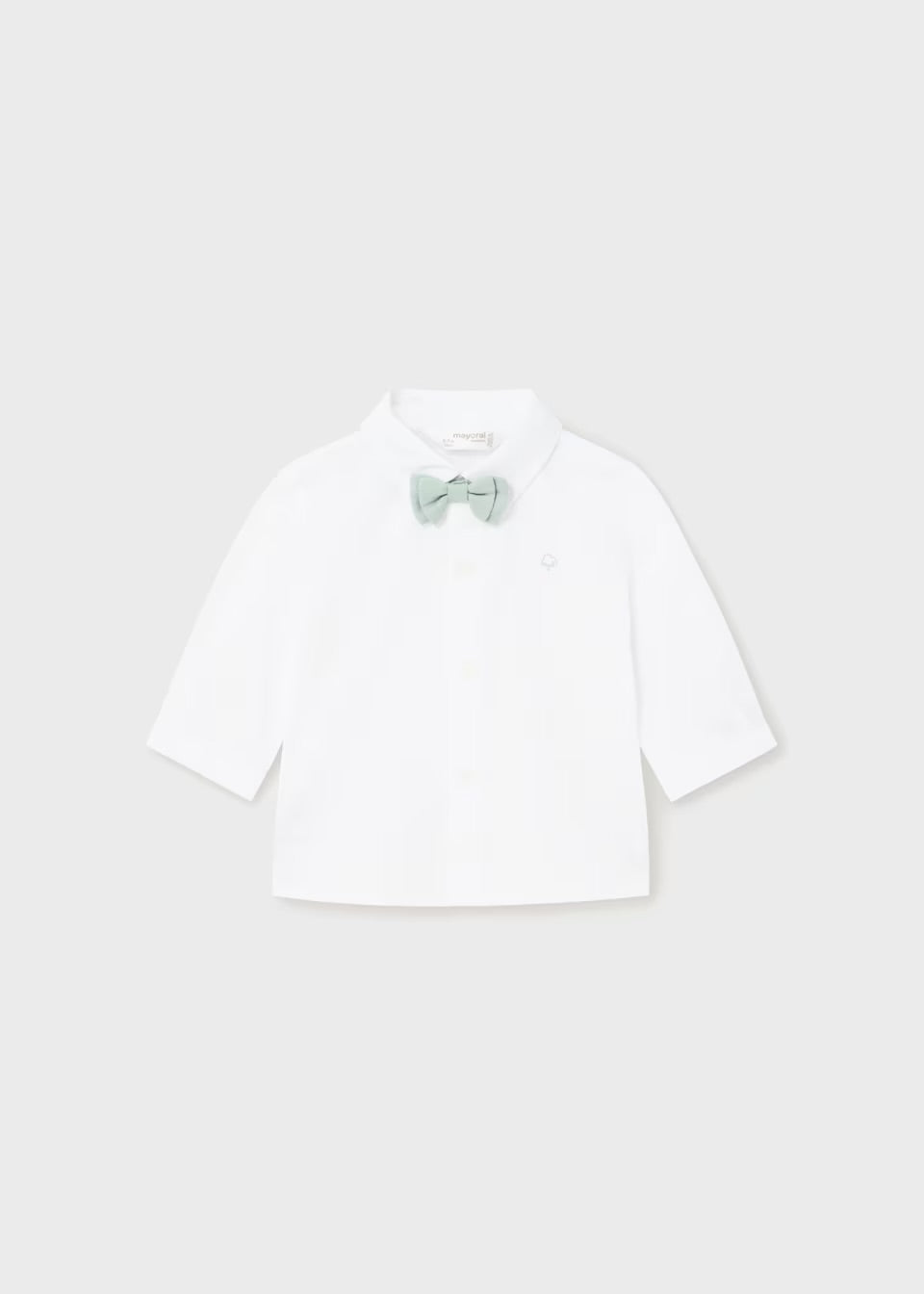 Shirt & Bow Tie Shirt | White