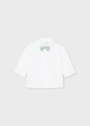 Shirt & Bow Tie Shirt | White