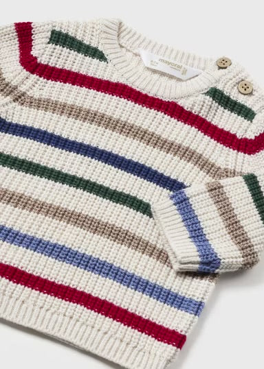 Striped Knit Sweater | Multicolor