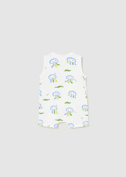 White Kale Romper