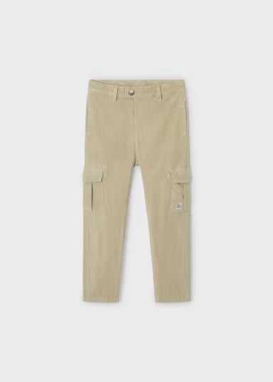 Corduroy Cargo Pants | Khaki