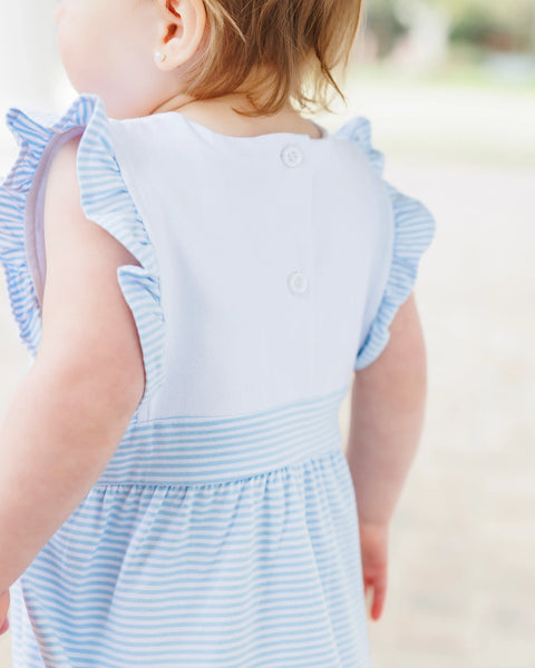 Sofia Bubble | Light Blue Stripe