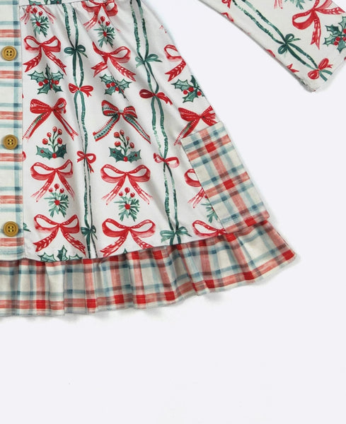 Berry Merry Bows Dress