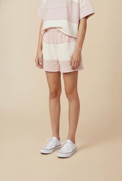 Color Block Stripe Set | Blush