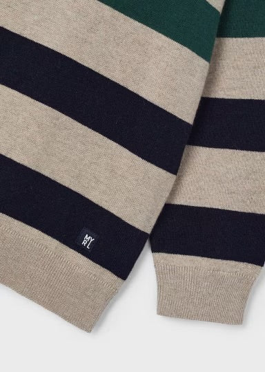 Striped Knit Sweater | Rock