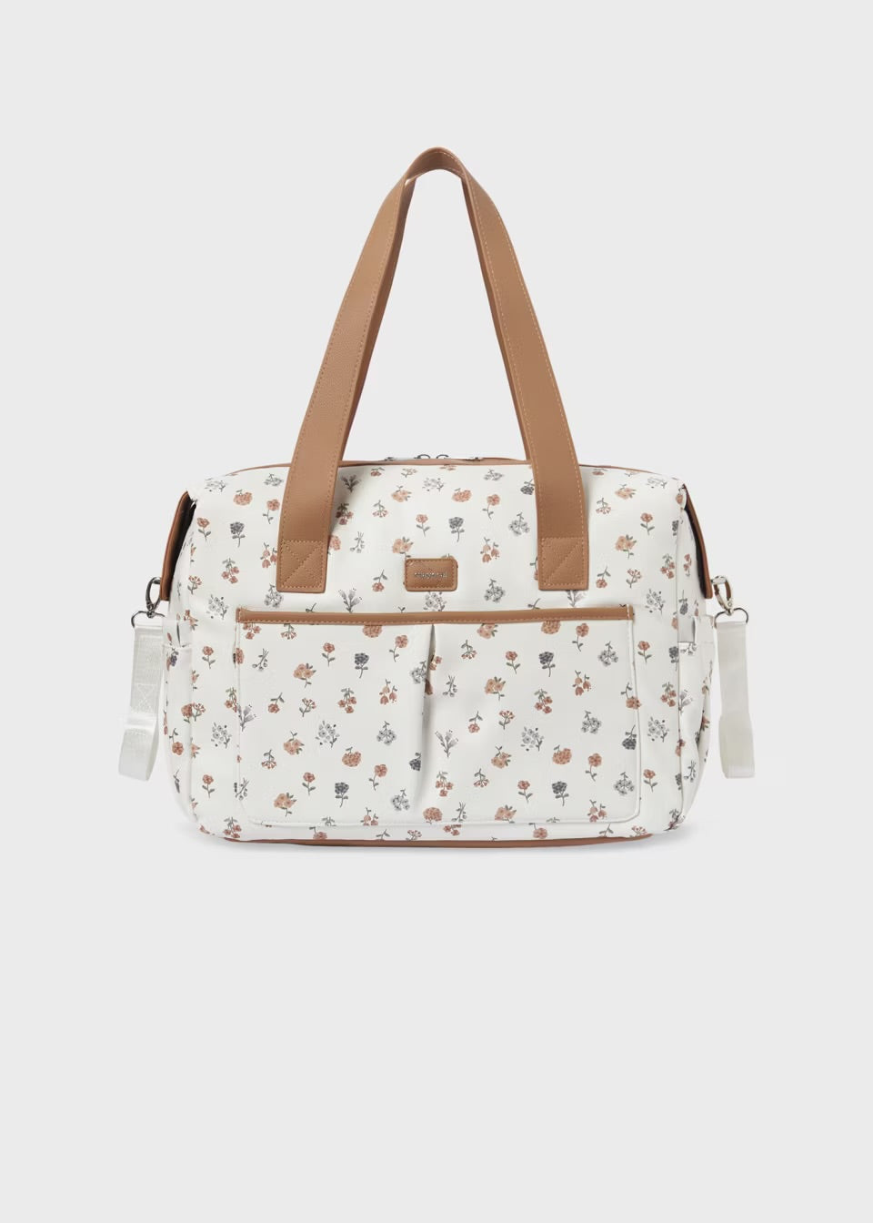 Floral Printed Diaper Bag | Cream Floral