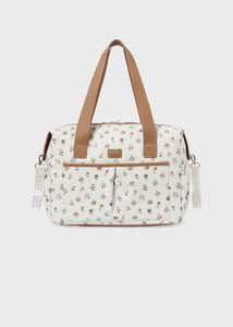 Floral Printed Diaper Bag | Cream Floral