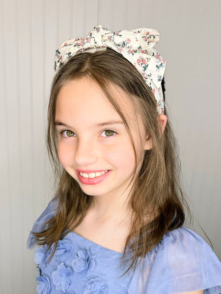 Flora Double Bow Headband