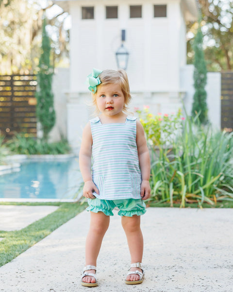 Margot Bloomer Set | Seaside Stripe