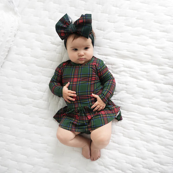 Kane Tartan Tutu Bodysuit Dress