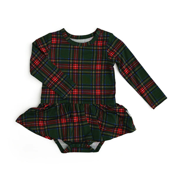 Kane Tartan Tutu Bodysuit Dress