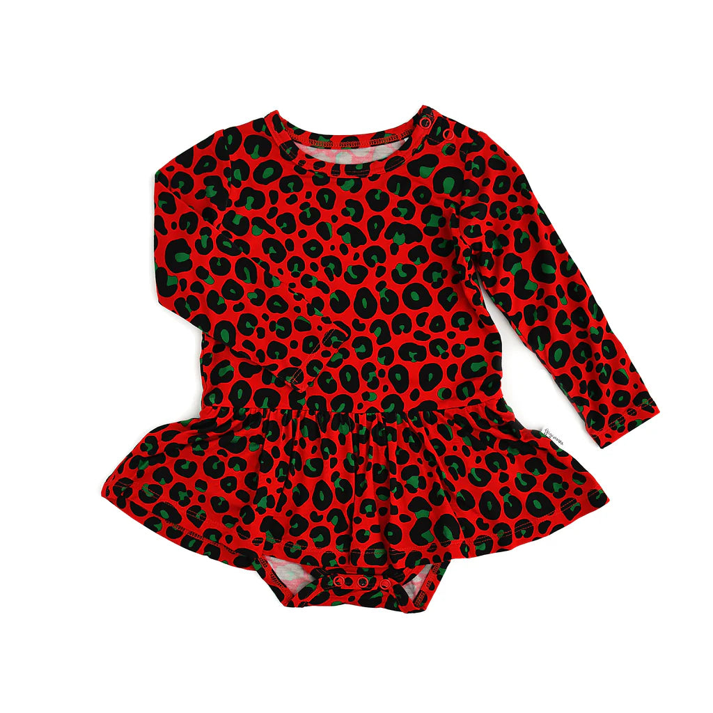 Chloe Cheetah Tutu Bodysuit Dress