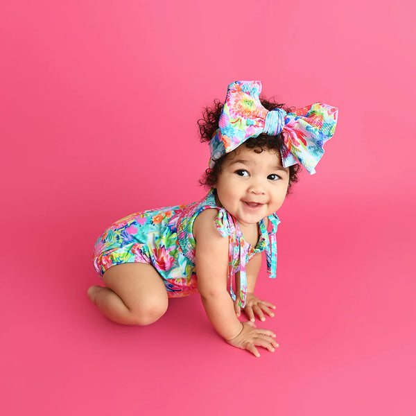 Bianca Smocked Bubble Romper