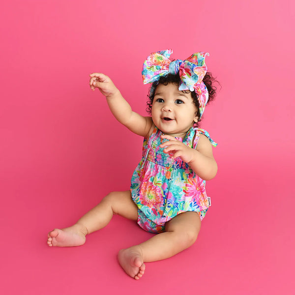 Bianca Smocked Bubble Romper