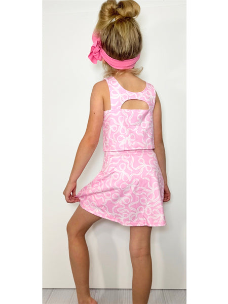 Skort Set | Bubblegum Ribbon