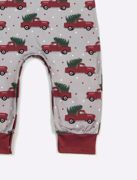 Red Truck Romper