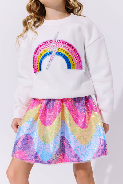 Gems Rainbow Flash Sweatshirt