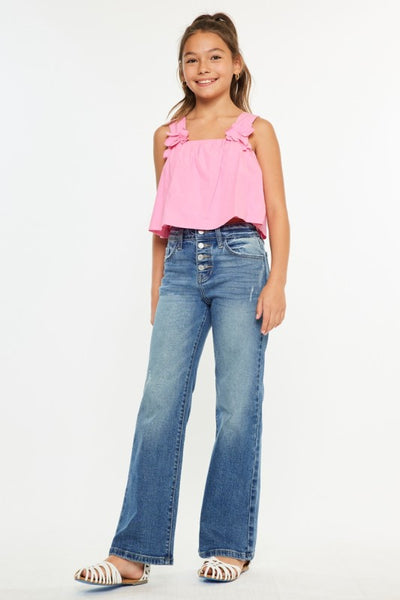 High Rise 90’s Flare Jeans | Medium Wash