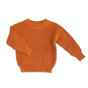 Orange Oversized Sweater