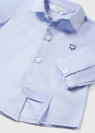 Button-Down Shirt with Bow Tie | Sky Blue