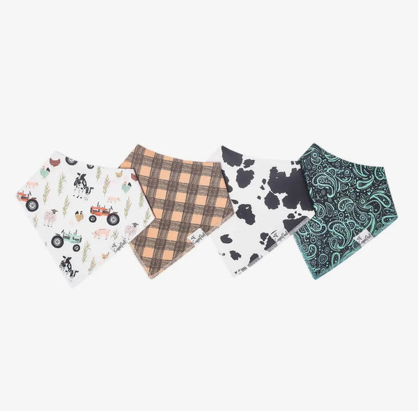 Baby Bandana Bib Set (4-Pack) | Jo