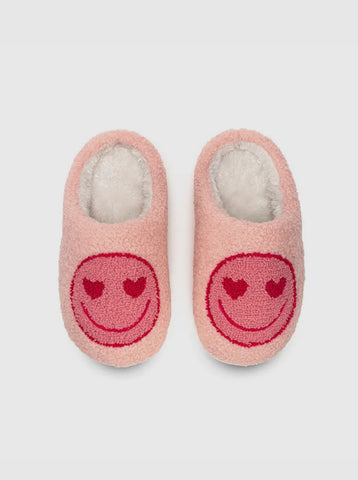 Pink Happy Slippers