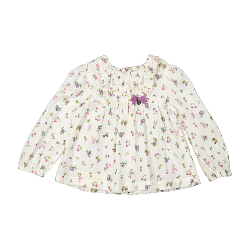 Floral Gauze Blouse | Orchid