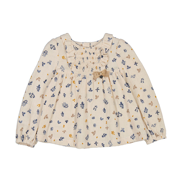 Floral Gauze Blouse | Chickpea